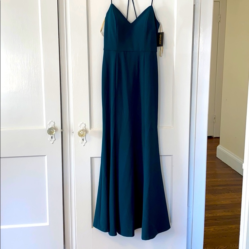 Jenny Yoo Reese Bridesmaid Dress in Caspian Sea